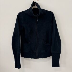 Lululemon | Vintage Scuba Full Zip | Sz 6 | Black | EUC